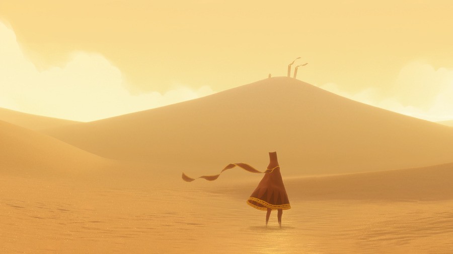 In Journey, what colour are the robes that you unlock after finding all of the scarf pieces?