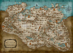 Explore Skyrim With An Enormous Printable Map