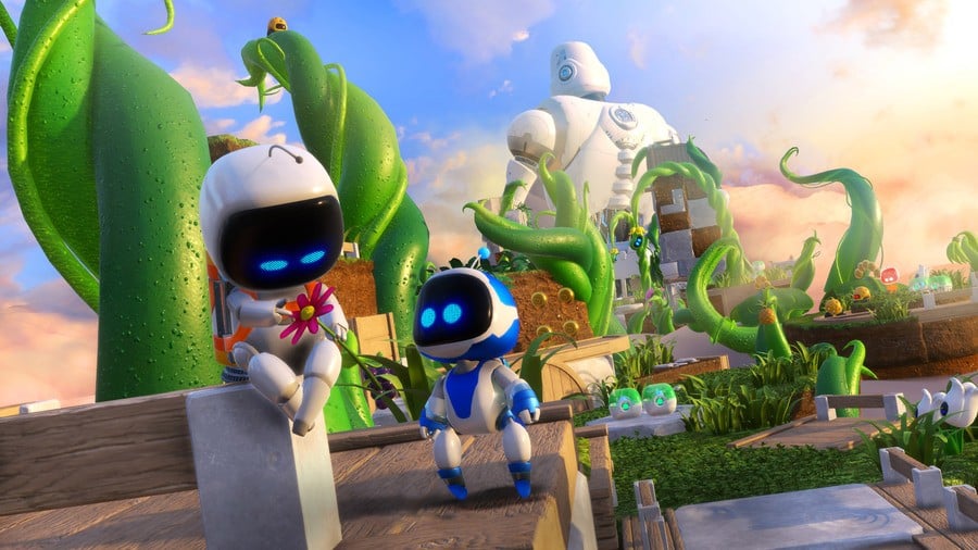 In Astro Bot Rescue Mission, how many bots are there to rescue in total?