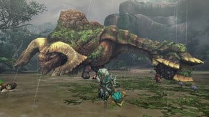 Monster Hunter HD on PS3. Vita's could look better.