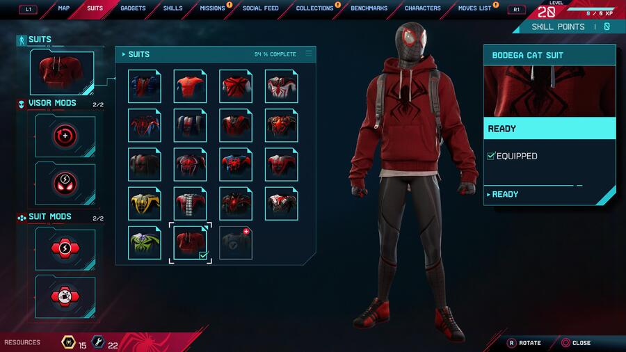 Marvel's Spider-Man: Miles Morales Bodega Cat Suit