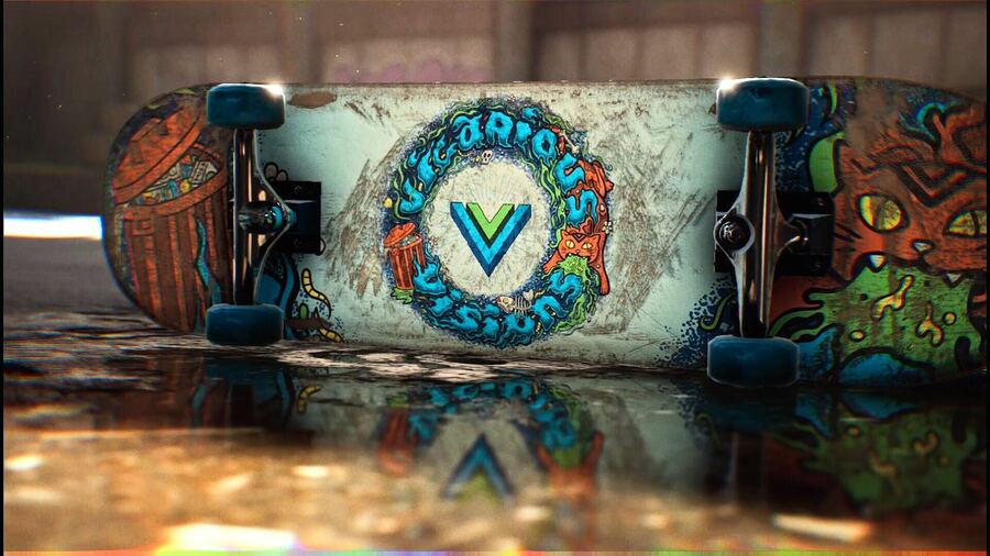 Tony Hawk's Pro Skater 1 + 2 Vicarious Visions Logo Guide PS4 PlayStation 4 1