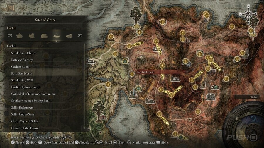 Elden Ring: All Site of Grace Locations - Caelid - Fort Gael North