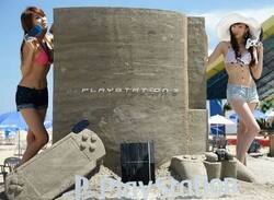 Korean Girls Making Huge Playstation Sand Sculpture Is Of The Highest Importance