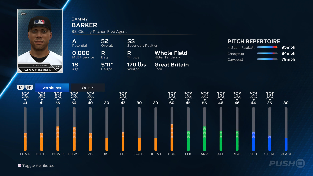 RTTS player card is blank and says Ballplayer - Community Forum
