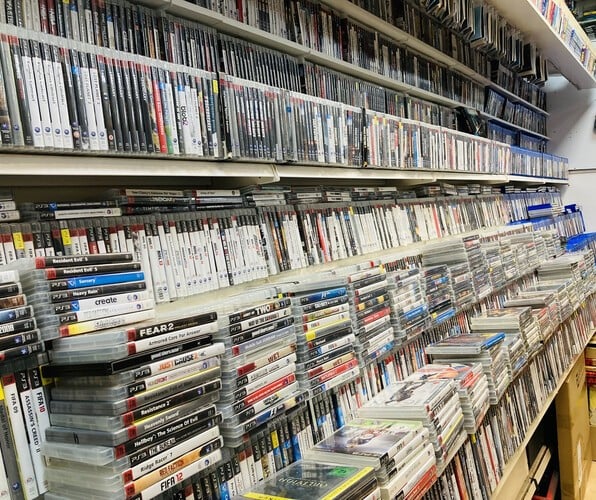 Freeman Games in Berlin is a bonkers shop, stacked sky-high with retro games, spanning platforms from the Atari 2600 all the way through to the PS3. While it seems to be used more as a parcel collection point than a true video game shop, its sheer amount of stock is unrivalled.