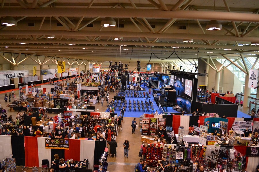 Overhead View of North Hall of Fan Expo Canada 2014