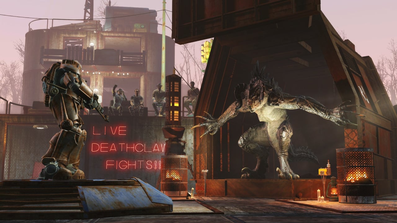 Dlc Review Building Deathclaw Arenas In Fallout 4 Wasteland Workshop On Ps4 Push Square