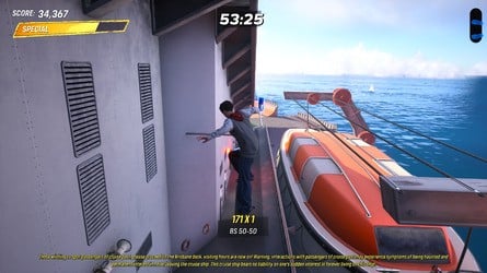 Tony Hawk's Pro Skater 3 + 4: Cruise Ship Walkthrough - All Park Goals and Collectibles 47