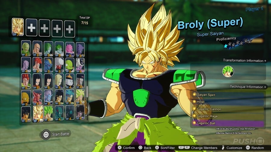 Broly (Super) Super Saiyan 1