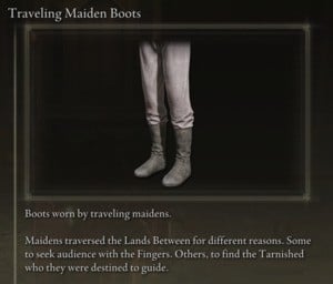 Elden Ring: All Full Armour Sets - Traveling Maiden Set - Traveling Maiden Boots