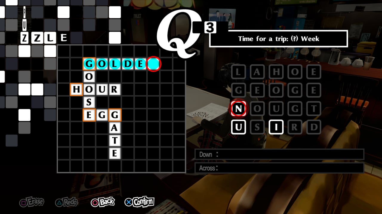 All Crossword Puzzle Answers - Persona 5 Royal - Underbuffed