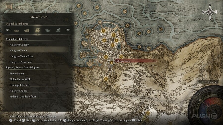 Elden Ring: All Site of Grace Locations - Miquella's Haligtree - Haligtree Town