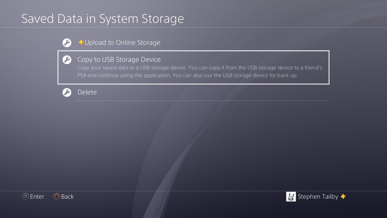 How to use store online storage ps4