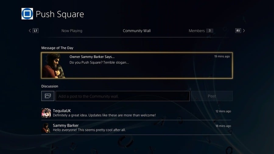 Push Square PS4 Communities