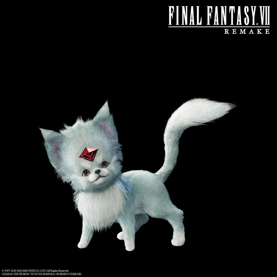 Final Fantasy VII Remake Carbuncle Summon Art