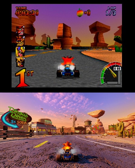 Crash Team Racing Nitro-Fueled Comparison 2 PS4 PlayStation 4