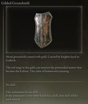 Elden Ring: Greatshields - Gilded Greatshield