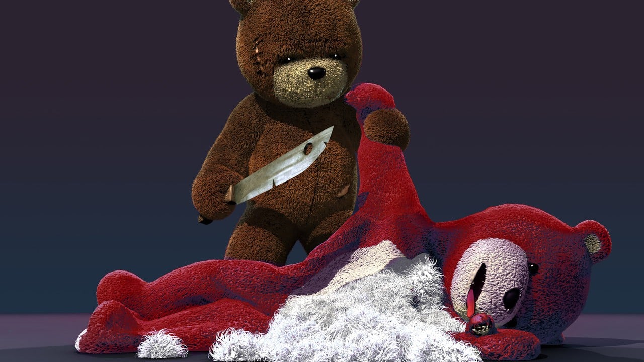 L’orso monello del serial killer di culto per PS3 fa una morte inaspettata alla luce del giorno anaglifo