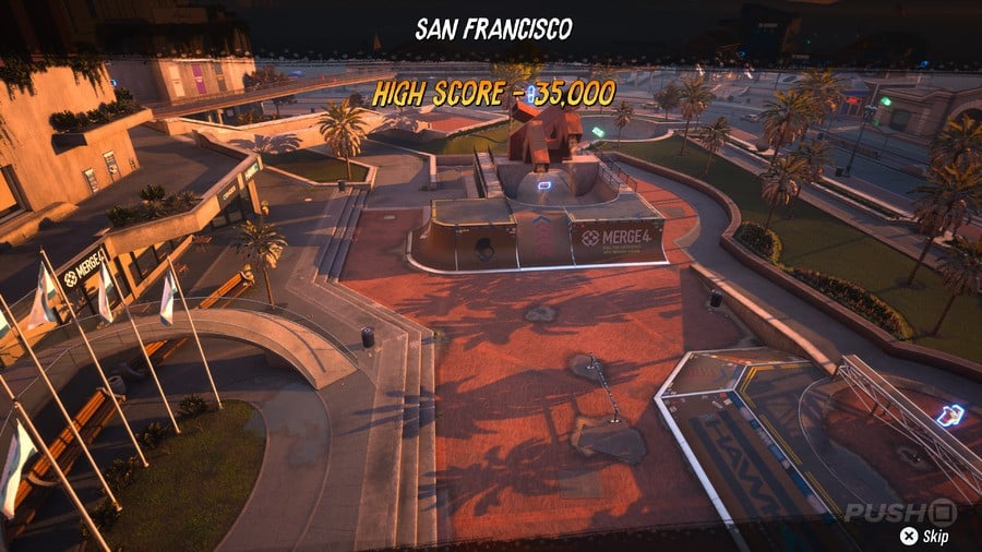 Tony Hawk's Pro Skater 3 + 4: San Francisco Walkthrough - All Park Goals and Collectibles 2