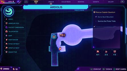 Ratchet & Clank: Rift Apart: Ardolis (Pirate Base) - All Collectibles: Spybots, Gold Bolts, Armour, CraiggerBears 9