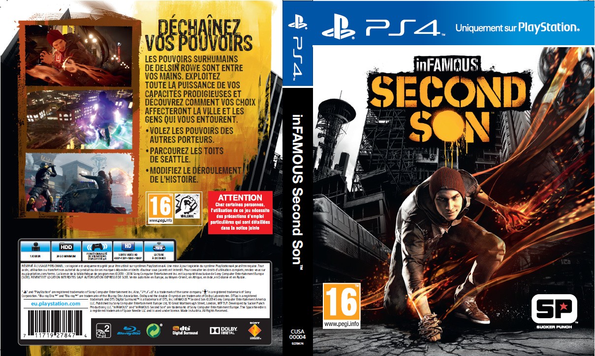 InFAMOUS Second Son - PS4 Action Adventure Game