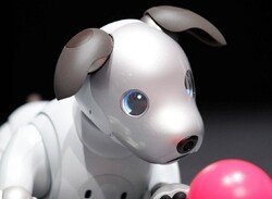 Sony's Robot Dog Draws Crowds at CES 2018