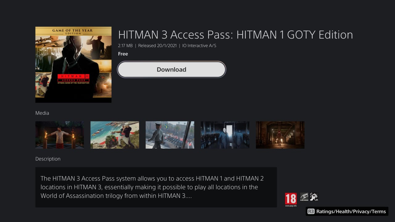 does hitman 2 come with hitman 1
