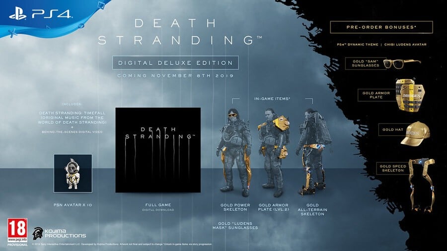 Death Stranding Digital Deluxe Edition PS4 PlayStation 4