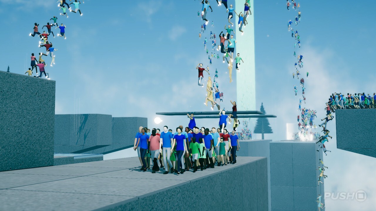 Humanity é um giro surrealista em Lemmings na demo de PS5 e PS4
