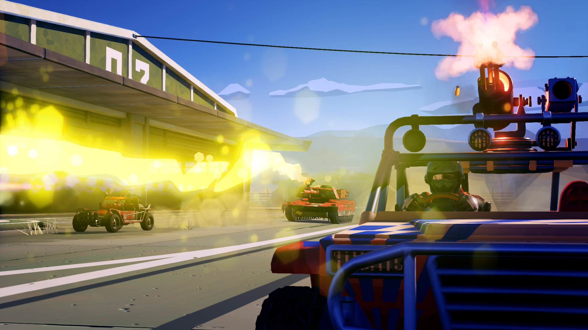 Hardware Rivals Brings Colourful Car Combat to PS4 in January - Push Square