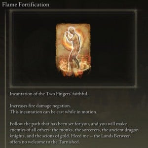 Elden Ring: Support Incantations - Flame Fortification