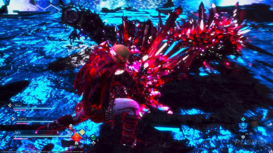 Soul Bursts usually involve a lot of red crystals and a dead monster