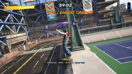 Tony Hawk's Pro Skater 3 + 4: College Walkthrough - All Park Goals and Collectibles 27