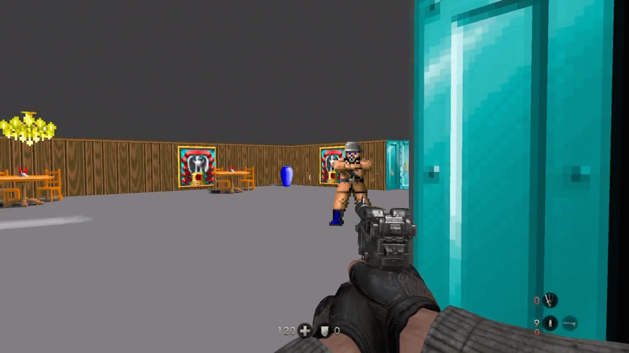 Old School and New School Merge in This Surprising Wolfenstein Easter Egg Push Square