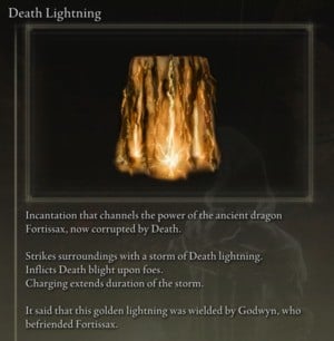 Elden Ring: Offensive Incantations - Death Lightning