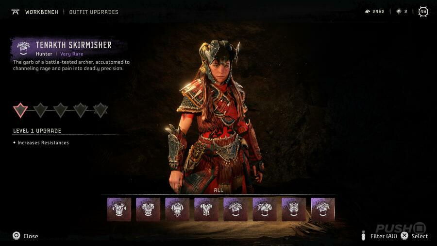 Horizon Forbidden West Outfits Armor Guide PS5 PS4 Tenakth Skirmisher