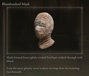 Elden Ring: All Partial Armour Sets - Bloodsoaked Set - Bloodsoaked Mask