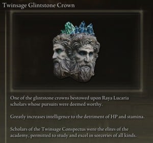 Elden Ring: All Individual Armour Pieces - Twinsage Glintstone Crown