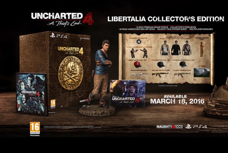 Сколько частей в игре uncharted на ps4