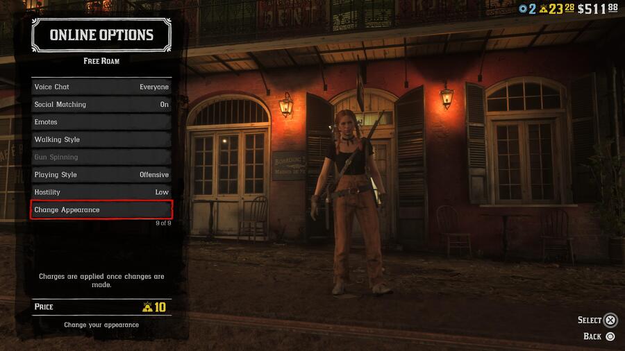 Red Dead Online How to Change Your Appearance Guide 1