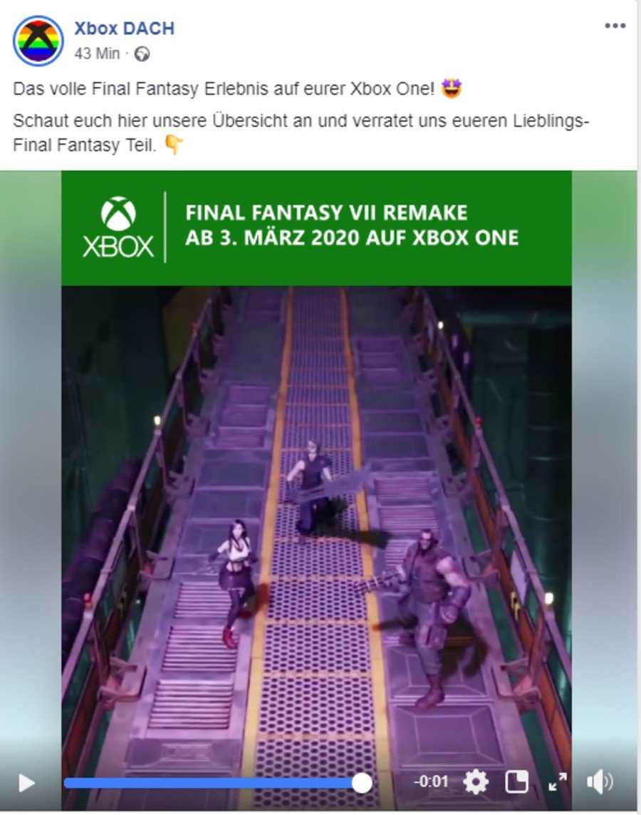 is final fantasy 7 hd remake coming to xbox one