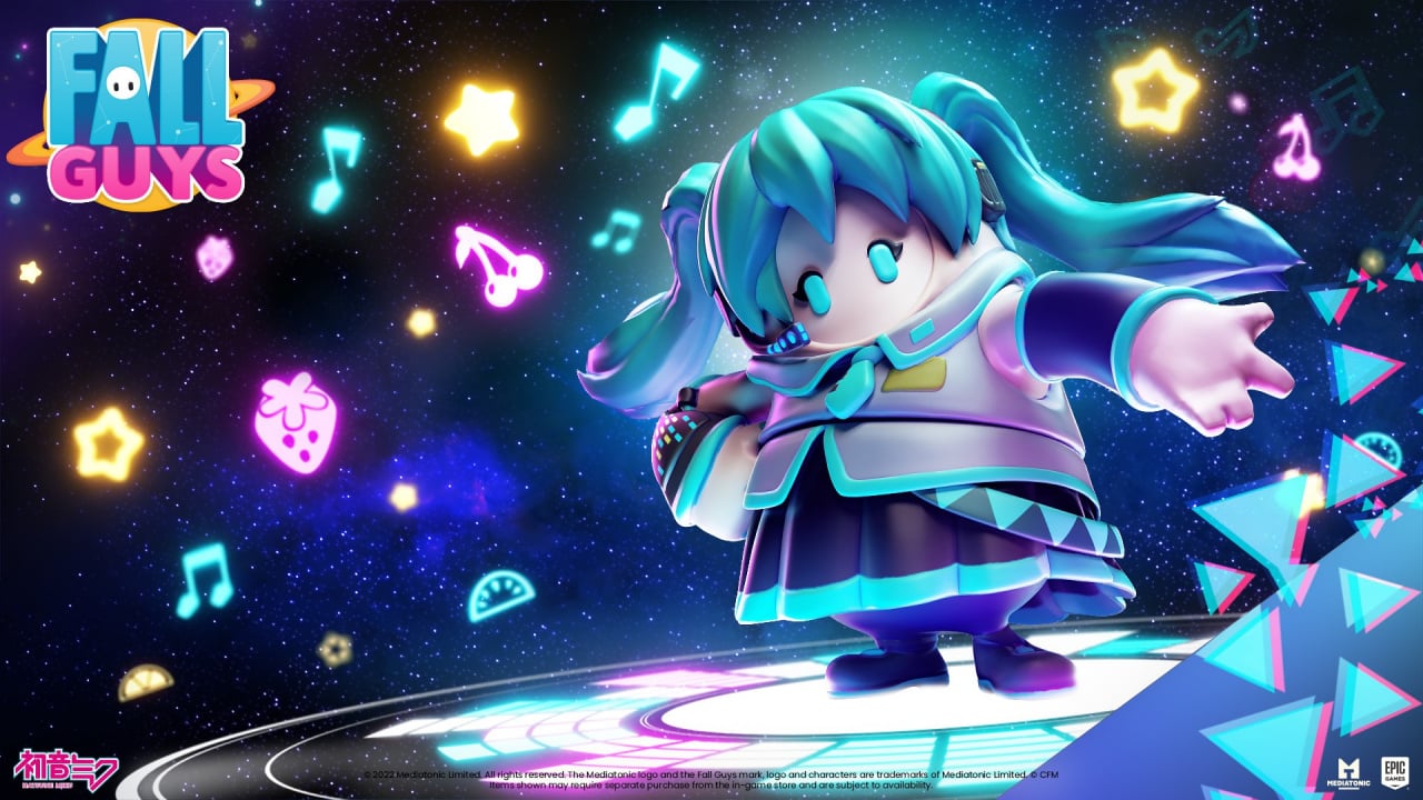 Hatsune Miku the Latest to Join Fall Guys in Upcoming Event