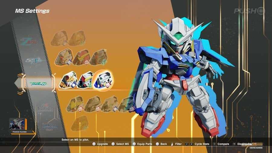SD Gundam Battle Alliance All mobile suits