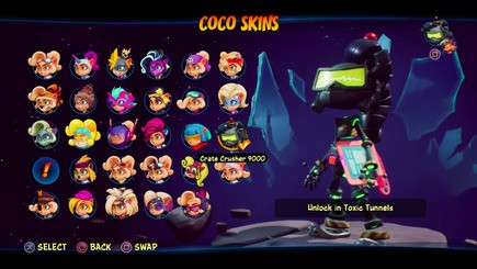 Crash Bandicoot 4 It's About Time Skins Guide