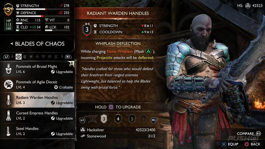 God of War Ragnarok: All Blades Attachments Locations and Upgrades 3