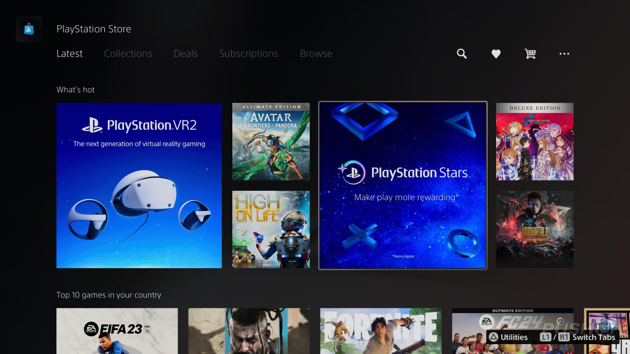 PS Stars Integration Rolls Out on Sony's Web Store