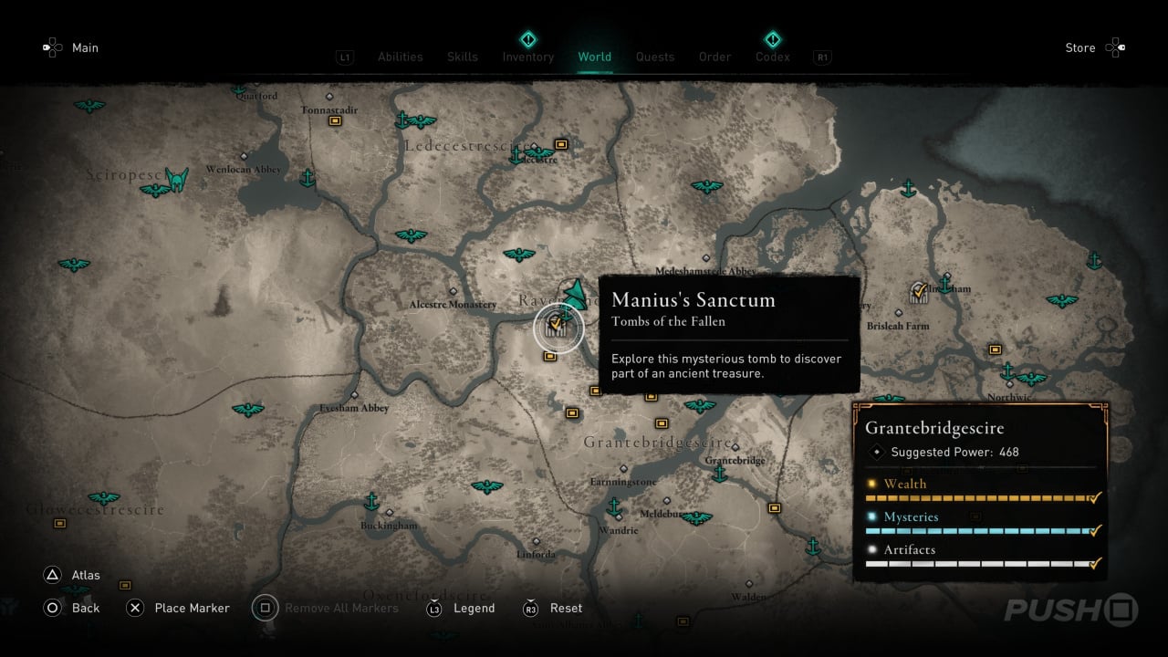 Assassin's Creed Valhalla: Full world map and treasure guide