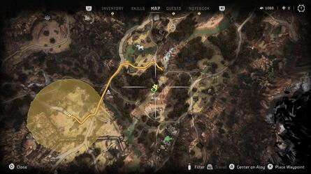 Horizon Forbidden West Vista Points Locations Guide PS5 PS4 The Daunt 3