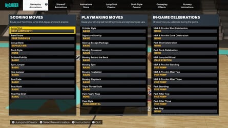 NBA 2K23: Best Animations and Jumpshots